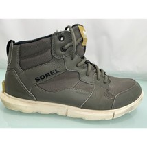 Sorel Explorer Men Mid Sneaker Waterproof Shoe Boots Green Size 13 - $29.67