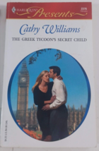 the greek tycoon&#39;s secret child by cathy williams novel fiction paperback good - $5.94