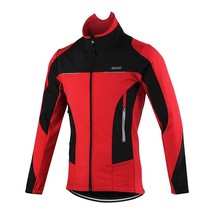 ARSUXEO Men Jacket Cycling Winter Thermal Windbreak Waterproof Bike Jacket  Soft - £107.78 GBP