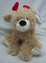 Ganz Soft Cute Tan Loveable Puppy W/ Heart Antenna 8&quot; Plush Stuffed Animal New - £14.64 GBP