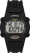 Timex TW4B20400 Expedition   Chrono-Alarm-Timer 39mm Leather Strap Watch - $103.99