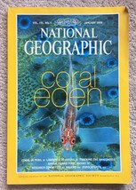 National Geographic January 1999 Coral Reefs in Peril Anaconda Baffin Is... - £5.48 GBP