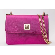 The Maple Fuchsia Leather Handbag image 4