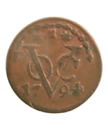 VF Antique 1794 NY Penny VOC Zeeland Dutch East India Co Colonial Cent O... - $1,271.56 MXN
