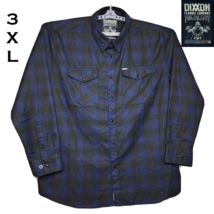 DIXXON FLANNEL - MIDNIGHT Flannel Shirt - Men&#39;s 3XL - RARE 2018 Pre-Pleat - $118.79