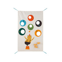 The Land Of Nod Hanging Doorway Bean Bag Toss Canvas Party Game No Bags - £7.73 GBP