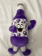 Whiffer Sniffers Izzy Sodalicious Purple Grape Scented Plush Doll 15" Pop Bottle - $11.89