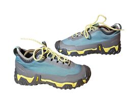 Eddie Bauer Hiking Shoes Womens SZ 8 Blue Gray Terrange Lace Up Vibram A... - $671.71 MXN