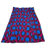 Womens Skirt 2X Abbott Elementary School Pleated Midi Colorful Geometric... - $24.39