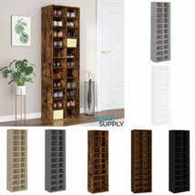 Modern Wooden Large Tall Hallway Shoe Storage Cabinet Unit Rack Organise... - $170.24+