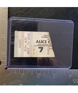 ALICE COOPER - VINTAGE JULY 07, 1978 HOLLYWOOD, FLORIDA CONCERT TICKET STUB - $20.00