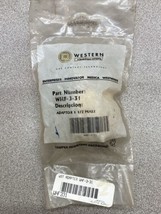 Western Enterprises#WHF-3-31, Adaptor 1 to 1/2 Male. New Old Stock. - £20.53 GBP