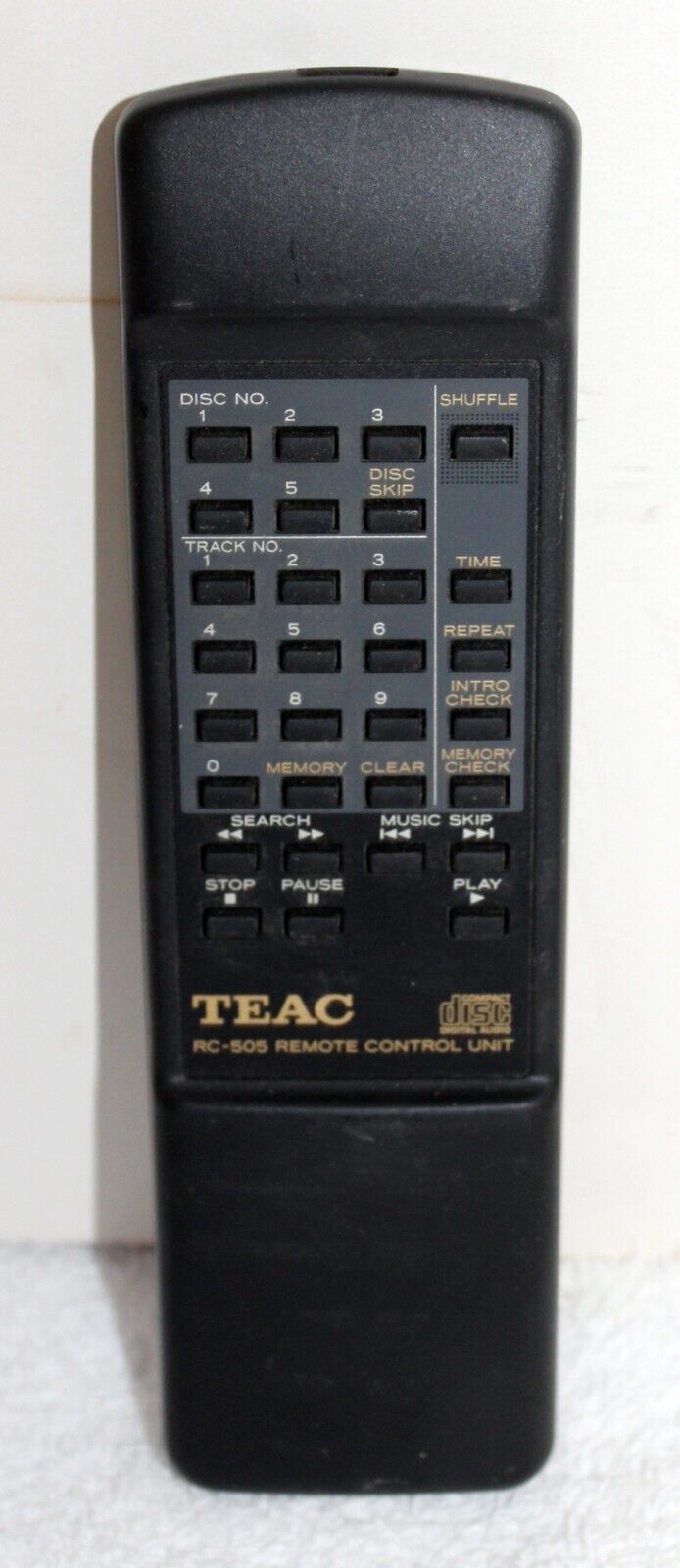 Teac RC-505 Remote Control Unit ~ OEM ~ Very Good+ Used Condition - $8.99