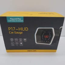 OBD2+GPS Dual System Smart Car Speedometer Heads Up HUD Gauge Screen Dis... - £30.91 GBP