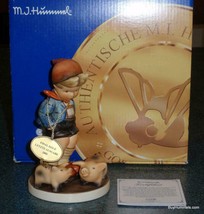 &quot;Farm Boy&quot; Goebel Hummel Figurine #66 TMK8 With Box - Adorable Christmas Gift! - £131.78 GBP