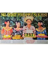 Del Monte Pineapple sun fest hawaii beach aloha wiki wiki 1962 vintage p... - $24.08 CAD