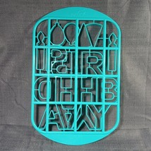MRS. FIELDS - 3&quot; Letters HAPPY BIRTHDAY Cookie Cuttables Cutter Grid-Crafts - $8.95