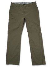 Orvis Mens Pants 38x32 Brown Stretch Elastic Waist Water Repellent Trave... - £17.58 GBP