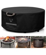 QH.HOME Fire Pit Cover Round Super Waterproof, 36&quot; D X 20&quot; H Outdoor Round - $39.89 CAD