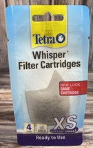 Tetra Aquarium Fish Tank Whisper XS Extra Small Filter Cartridges - 4 Pack - New - £5.53 GBP