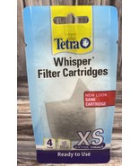 Tetra Aquarium Fish Tank Whisper XS Extra Small Filter Cartridges - 4 Pa... - £5.46 GBP