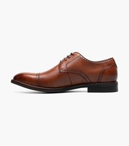 Stacy Adams Bailey Cap Toe Oxford Rich Leather Shoes Brandy 25750-226 image 6