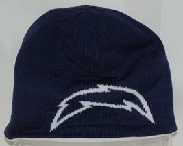 Reebok Team Apparel NFL Licensed Reversible Los Angeles Chargers Knit Hat image 3