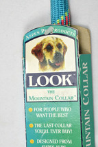 Aspen Pet Products Nylon The Mountain Collar18&quot; Blue Multi Color Vintage 90s - £12.01 GBP