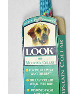 Aspen Pet Products Nylon The Mountain Collar18" Blue Multi Color Vintage 90s