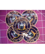 New York State Police 2&quot; decals-5 decal set - $151.42 MXN