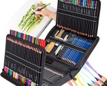 146 Pc\. Art Supplies Drawing Kit, 145 Pc\. Set, Perfect Gift For Novice... - £40.89 GBP