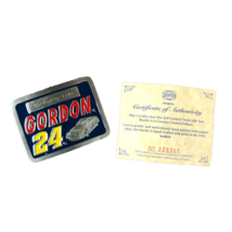 1998 NASCAR Belt Buckle Jeff Gordon Limited Edition Winston Cup Series COA - $6.00