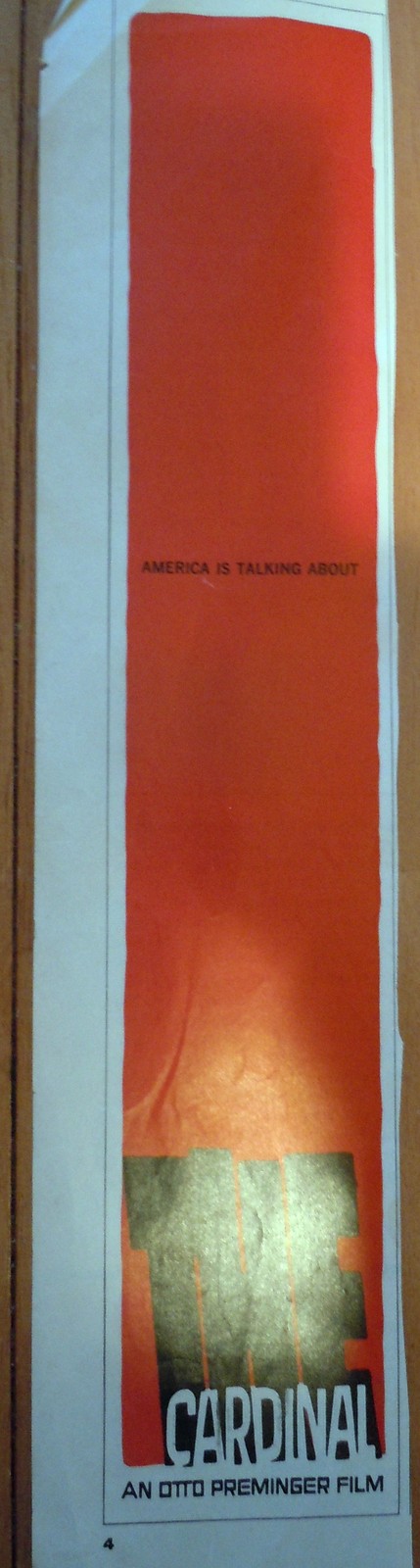 The Cardinal An Otto Preminger Film Print Magazine Advertisement 1963 - $3.99