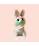 TY Beanie Boos 2017 Tie Dye BUBBY Bunny Rabbit 12&quot; Plush Easter pre owned - $282.73 MXN