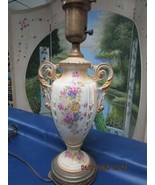 VINTAGE TABLE LAMP TWO HANDLES AMPHORA 17&quot; ^^ - $1,129.00 MXN