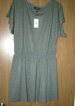 JESSICA SIMPSON LOVE SONG MATERNITY TUNIC/DRESS, CZ.M,CHARCOAL/SILVER CO... - $32.99