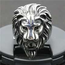 Size 7 to Size 14 316L Stainless Steel Punk Gothic Cool  Lion King Head Hot Ring - £9.29 GBP