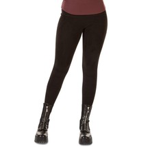 MSRP $59 Black Tape High-Waisted Faux-Suede Leggings Black Size XS - $12.40