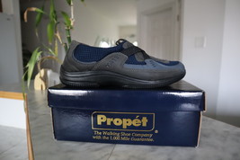 Propet Sadie Chan Midnight Black Womens Slip On Shoes Size 7 (NIB) 9 inch inside - £63.94 GBP