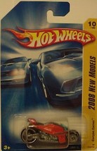 Hot Wheels 2008 New Models Orange Canyon Carver Motorcycle NIB Mattel NIP 10/40 - £5.34 GBP