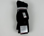 Perry Ellis Portfolio Mens 3-Pk Luxe Moisture-Wicking Logo Crew Socks Bl... - £12.04 GBP