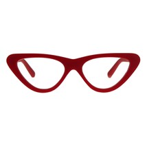 Womens Cateye Clear Lens Glasses Trendy Flat Frame Lollita Fashion UV 400 - £14.05 GBP