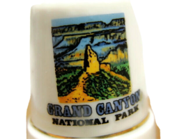 Vintage Porcelain Thimble Grand Canyon National Park Arizona - £11.68 GBP