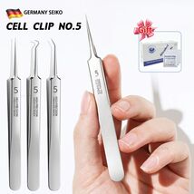 German Ultra-fine No. 5 Cell Pimples Blackhead Clip Tweezers Beauty Salo... - $18.97+