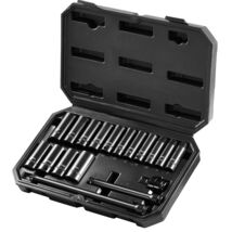 VEVOR Drive Impact Socket Set 3/8", 18pcs Deep Socket, 6 Point CR-V Allo... - $29.99