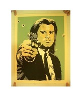 Pulp Fiction Poster Serigrafia John Travolta Billy Perkins - $614.28 CAD