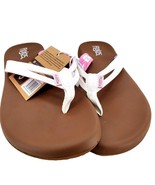FLOJOS Sandals Women&#39;s 7 Classic Slip-on Colorful Tie dye Flip-flops Shoes - £18.66 GBP