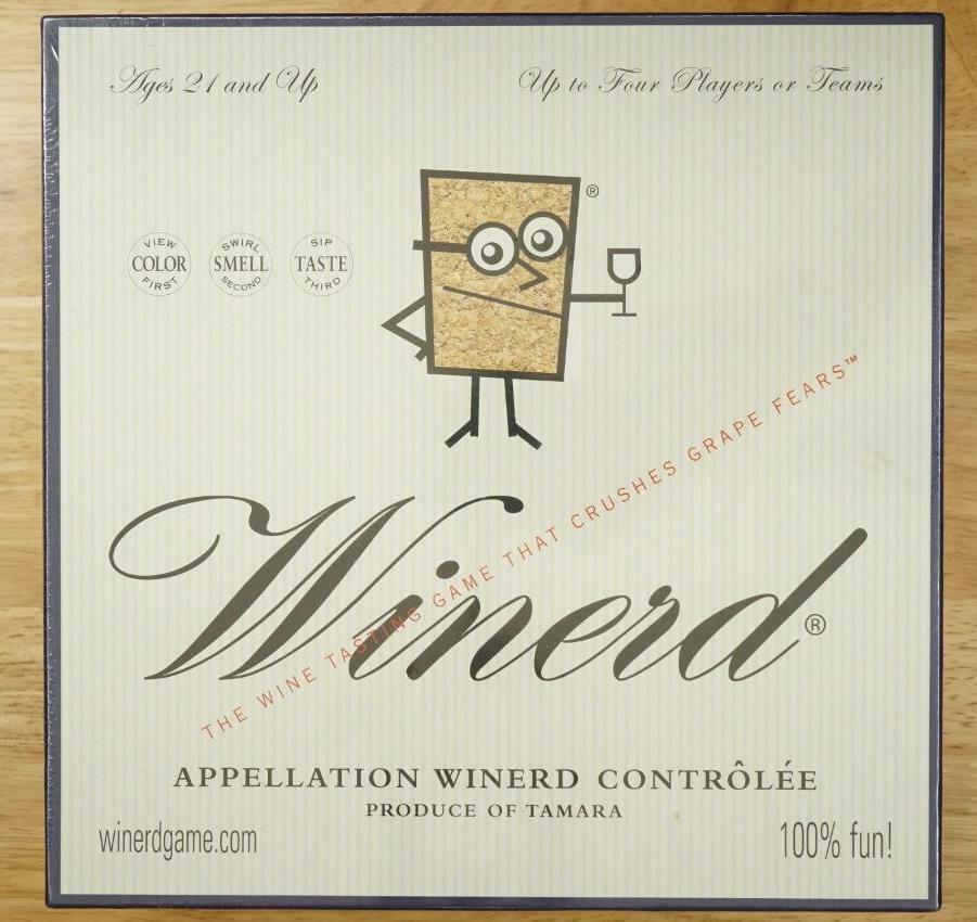 NEW Wine Tasting Board Game WINERD Crushes Grape Fears Wizard Entertainment - $23.93