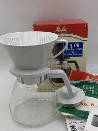 Melitta 10 Cup Coffee Brewing System Manual Cone Filter Coffeemaker - $30.35