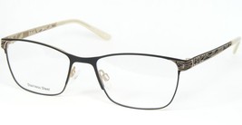 Vistan 2502 1 Dark Brown Gradient Black /PALE Gold Eyeglasses 52-17-140 Germany - £36.99 GBP